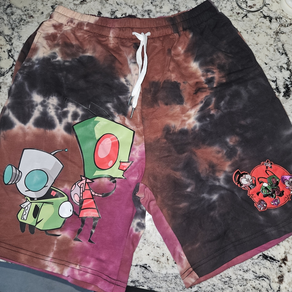 Graphic Tie-Dye Men Shorts